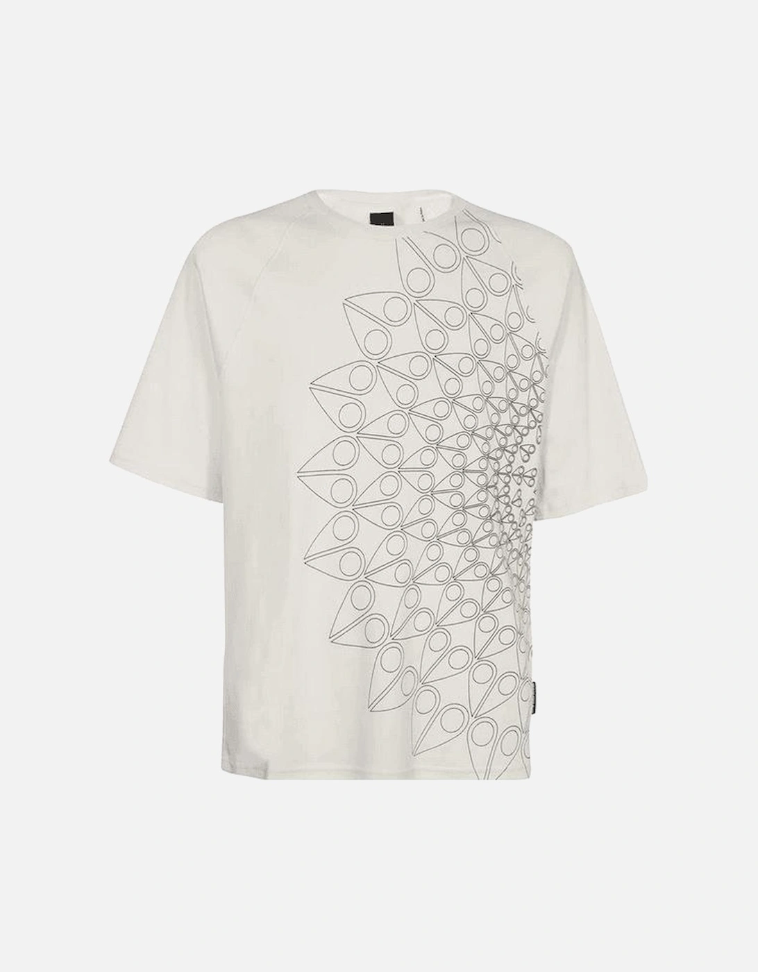Spiral Printed Logo Cotton White T-Shirt, 4 of 3
