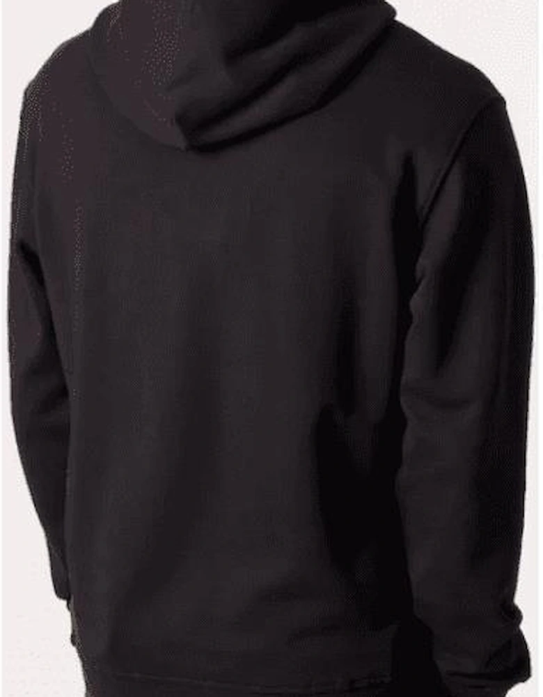 Cotton Split Logo Black/Gold Hoodie