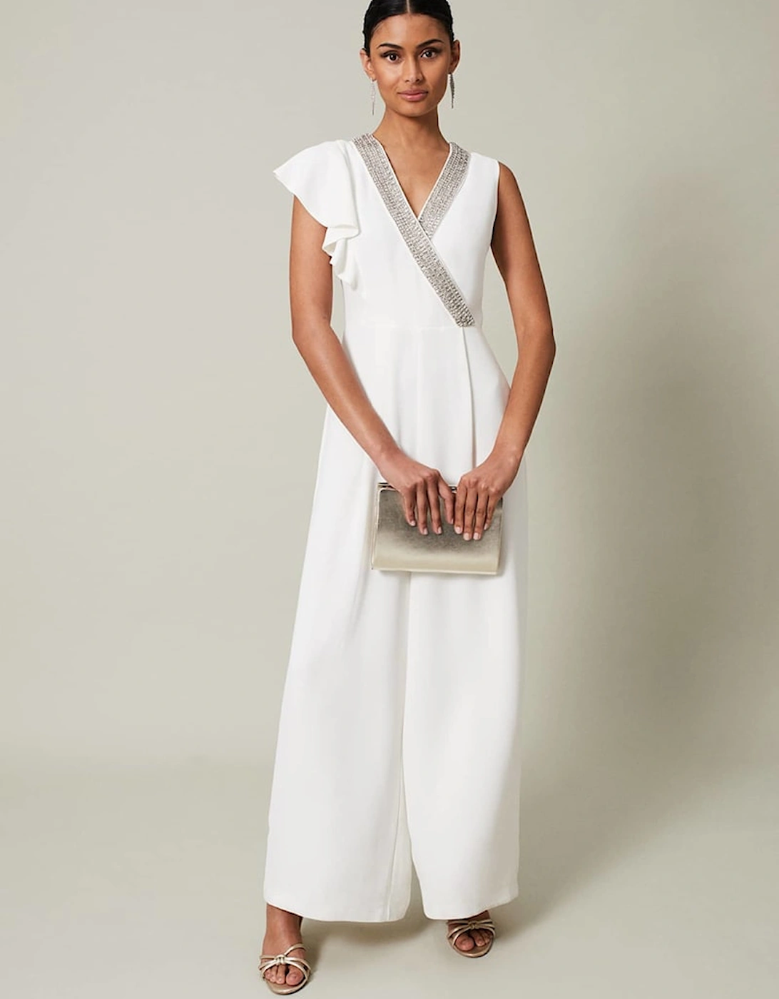 Alexis White Beaded Jumpsuit, 7 of 6