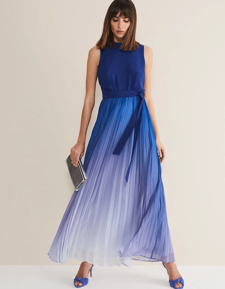 Piper Ombre Pleated Dress