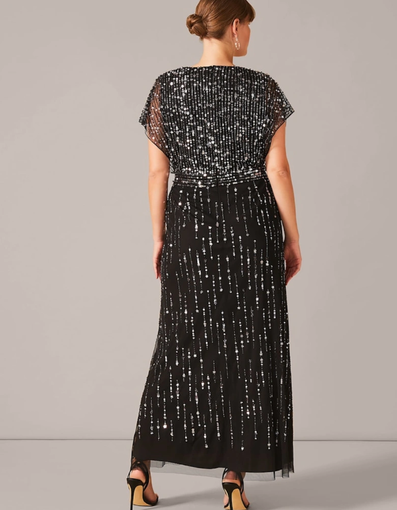 Shante Sequin Maxi Dress