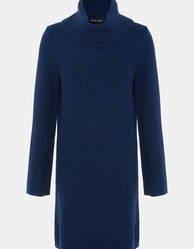 Saffie Cosy Ribbed Sleeve Knit Dress