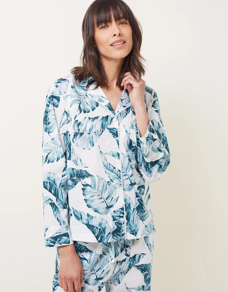 Piera Palm Print Pyjama Set