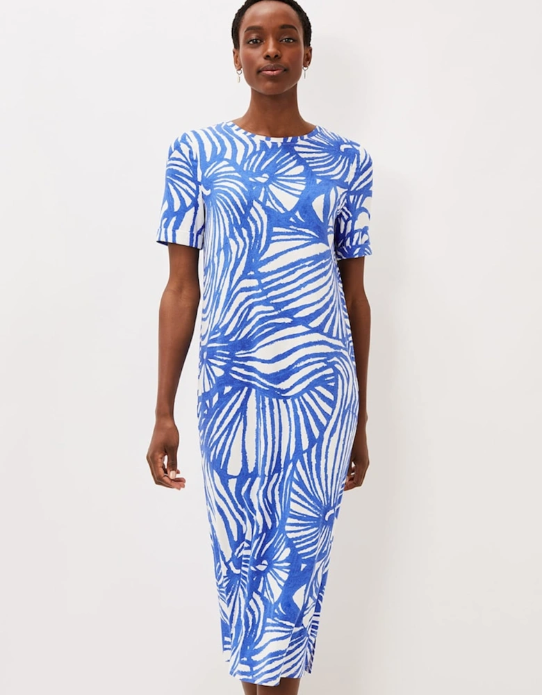 Theresa Shell Print Dress