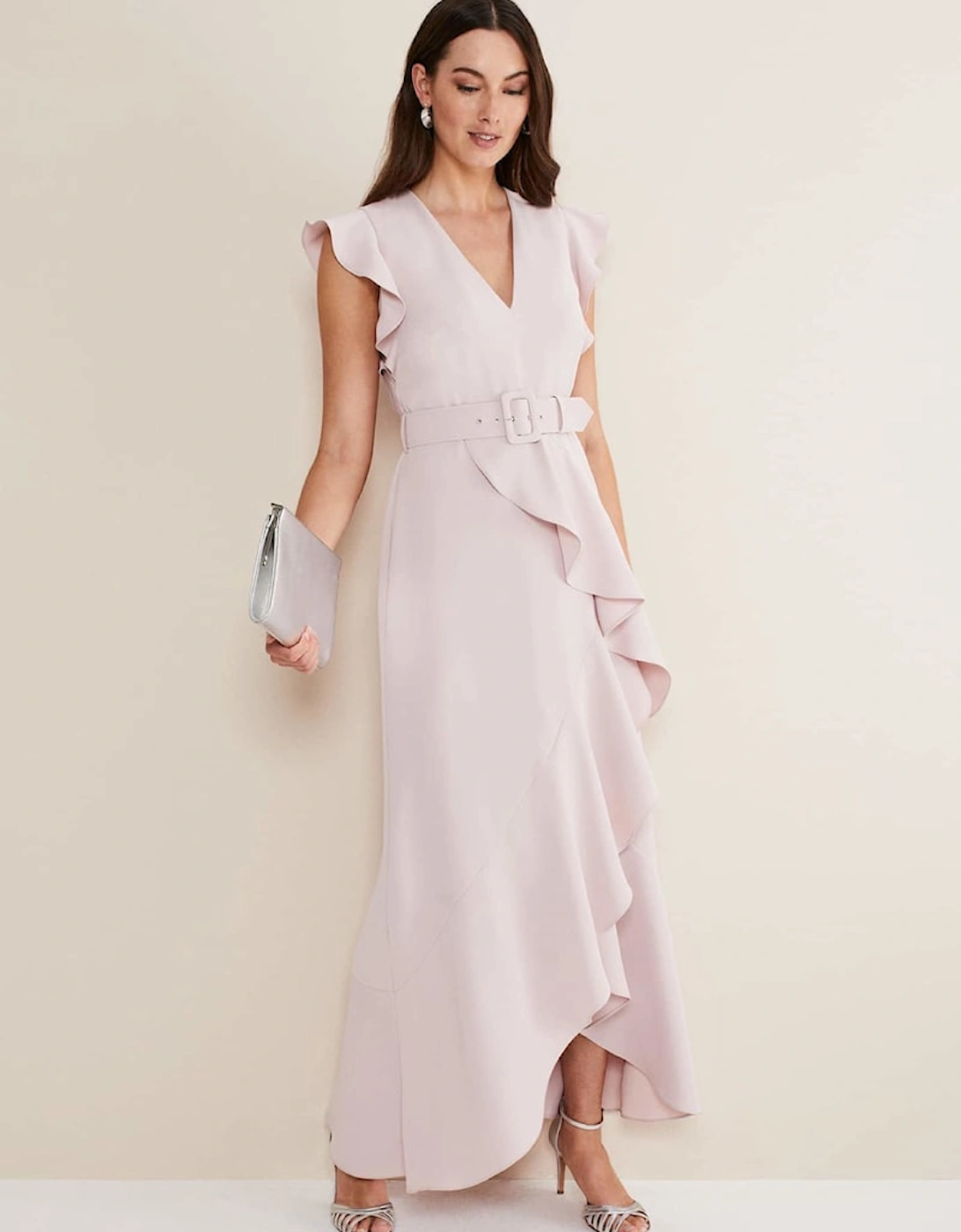 Phoebe Frill Maxi Dress, 2 of 1