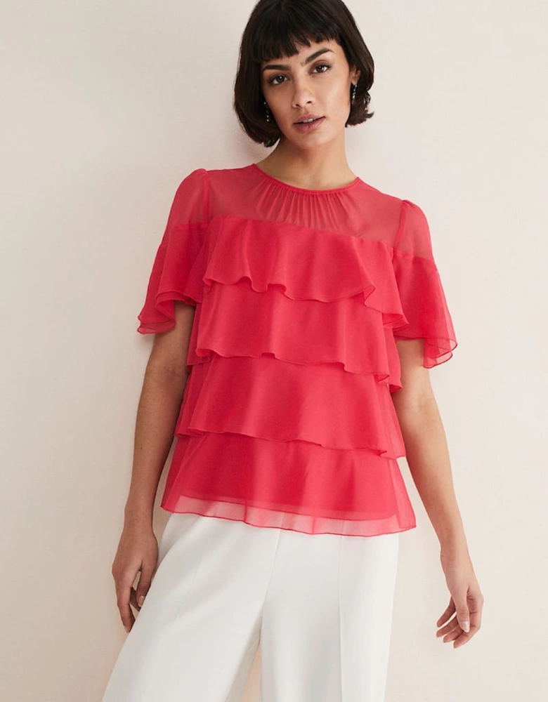 Stacey Ruffle Blouse