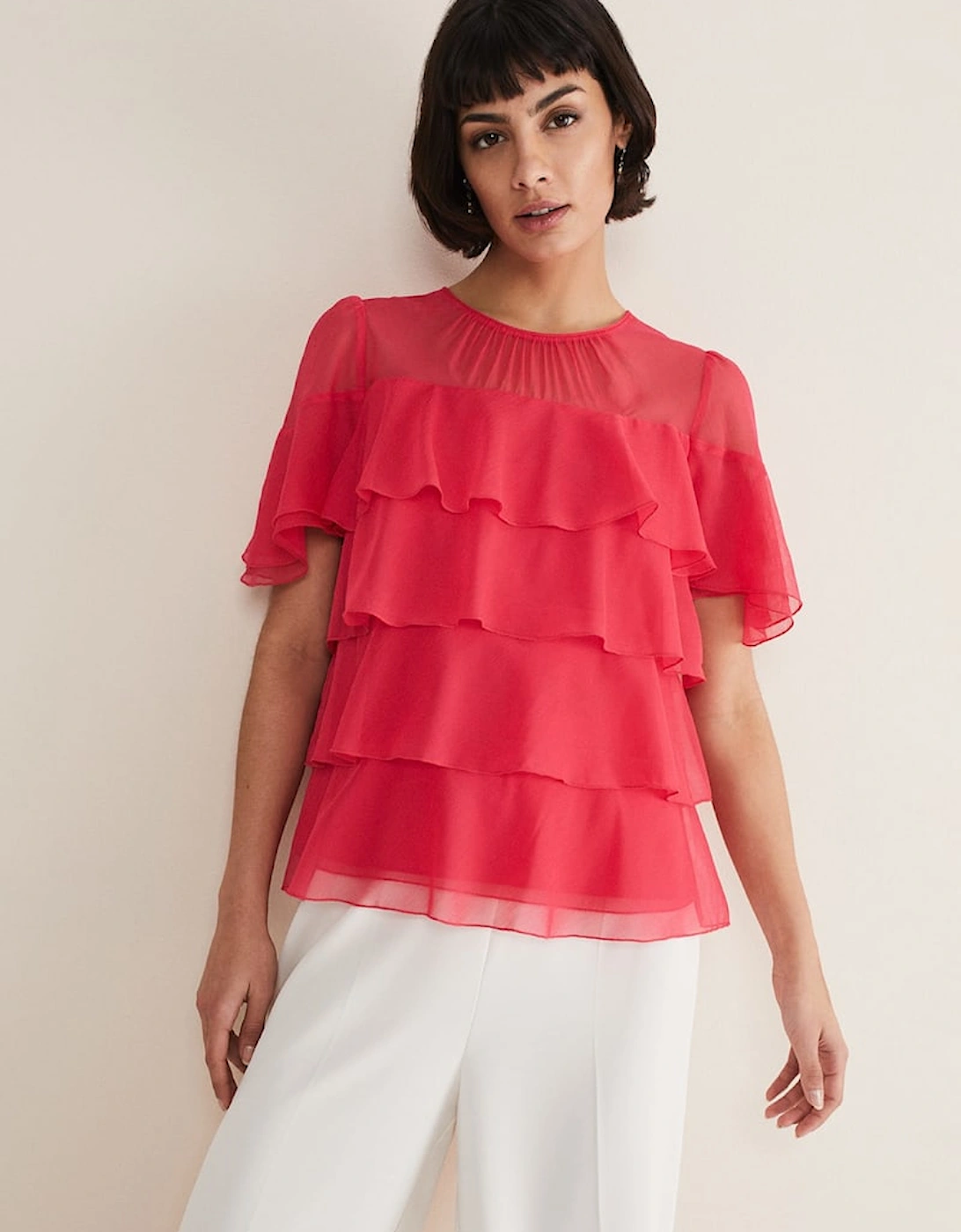 Stacey Ruffle Blouse, 7 of 6