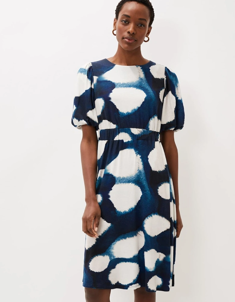 Kaitlyn Abstract Spot Print Dress
