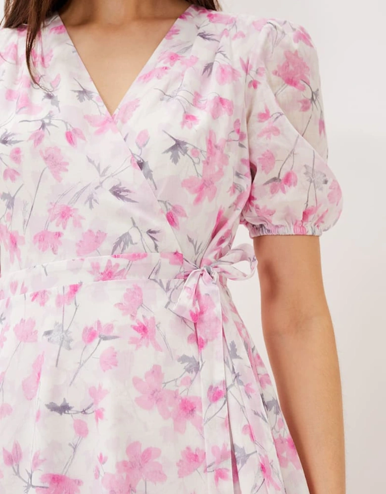 Gabriella Floral Wrap Dress