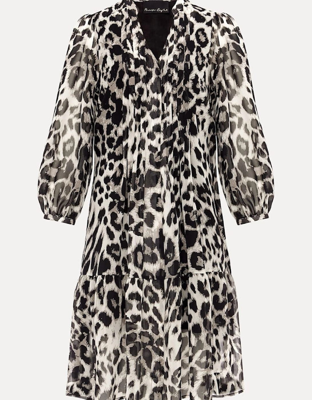 Penele Leopard Print Swing Dress