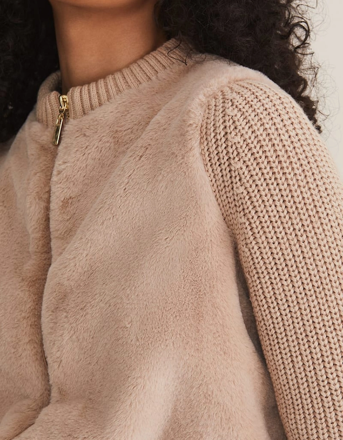 Myla Fur Body Knit Jacket