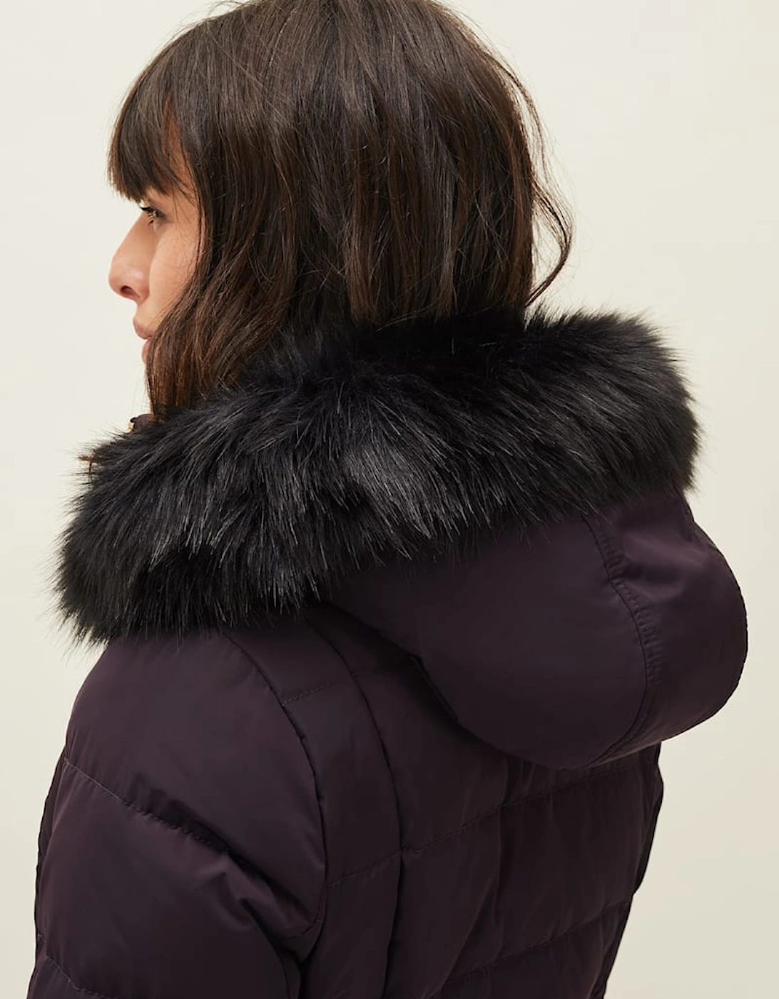 Leonor Tie Belt Midi Puffer Coat
