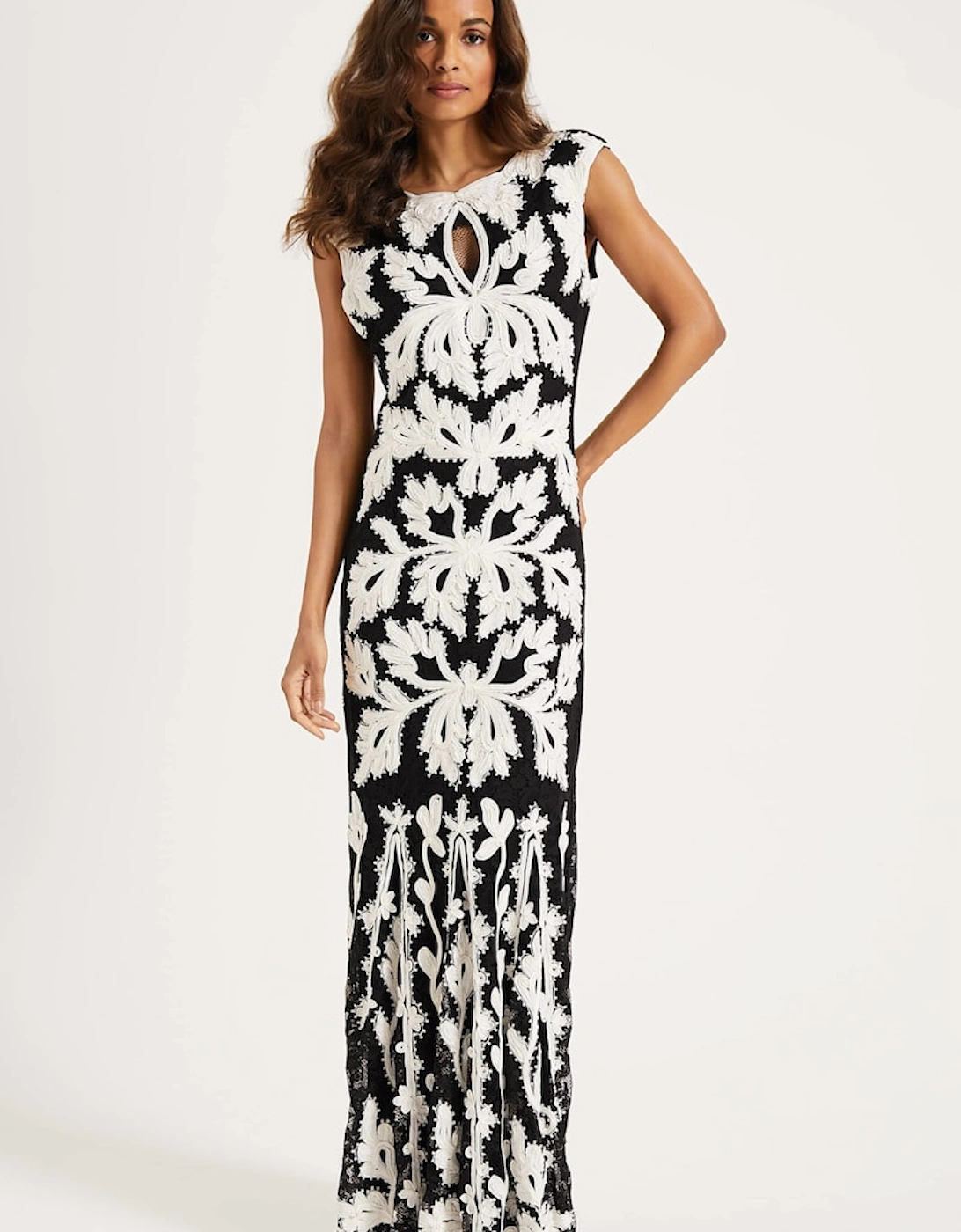 Paige Tapework Lace Maxi Dress, 7 of 6