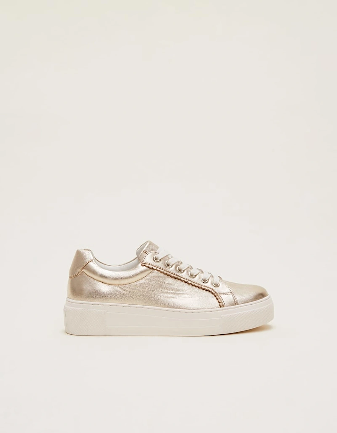 Leather Platform Trainers, 9 of 8