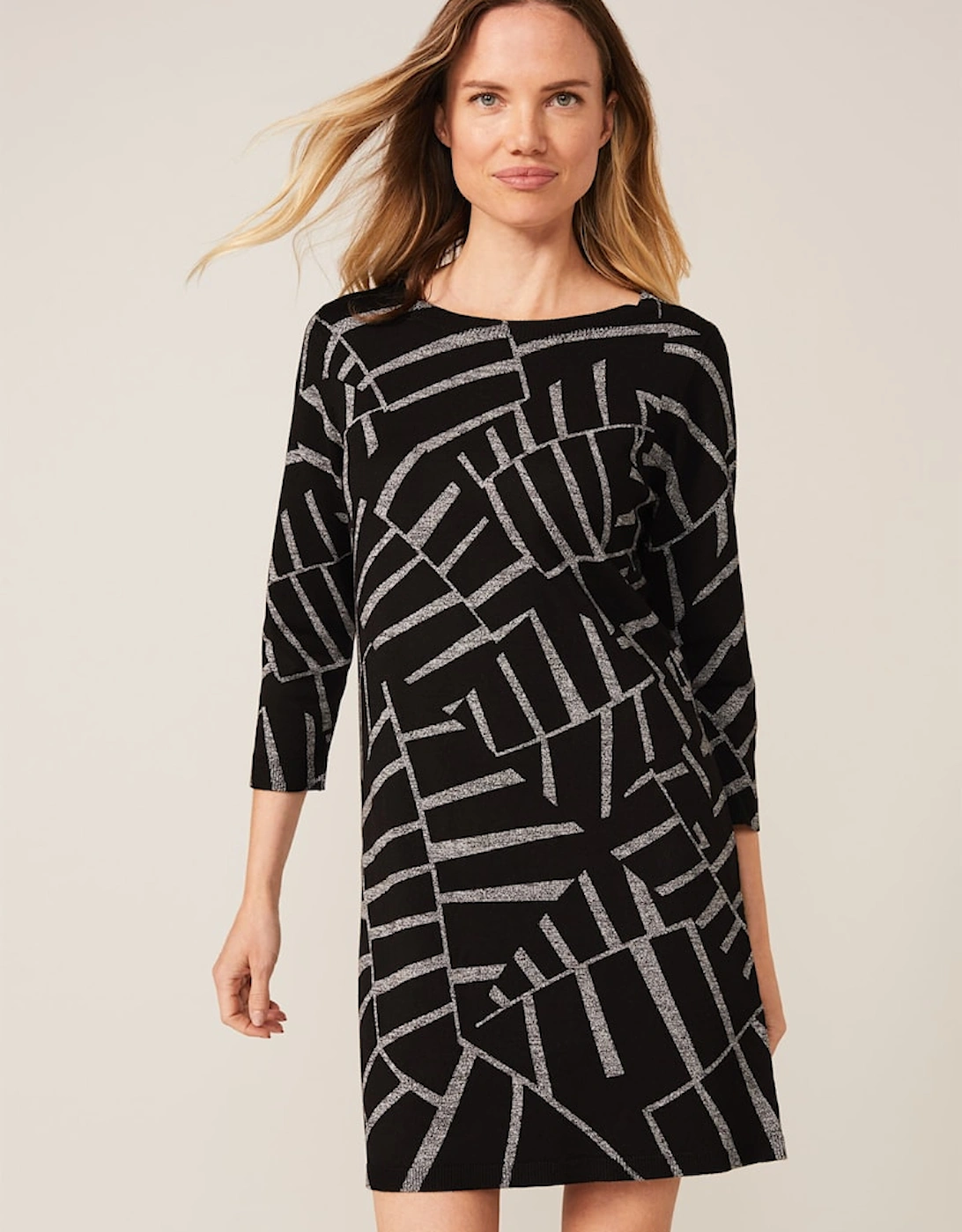 Marthe Abstract Print Knit Dress