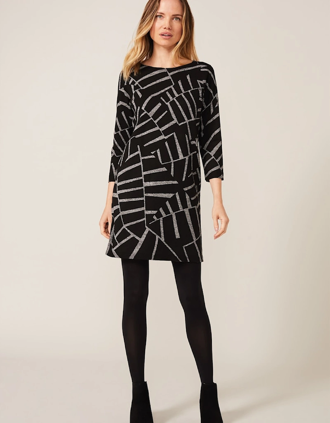 Marthe Abstract Print Knit Dress