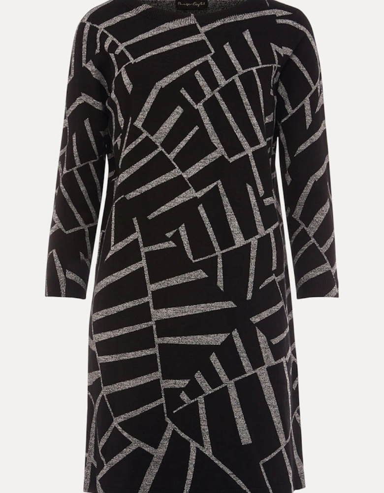 Marthe Abstract Print Knit Dress