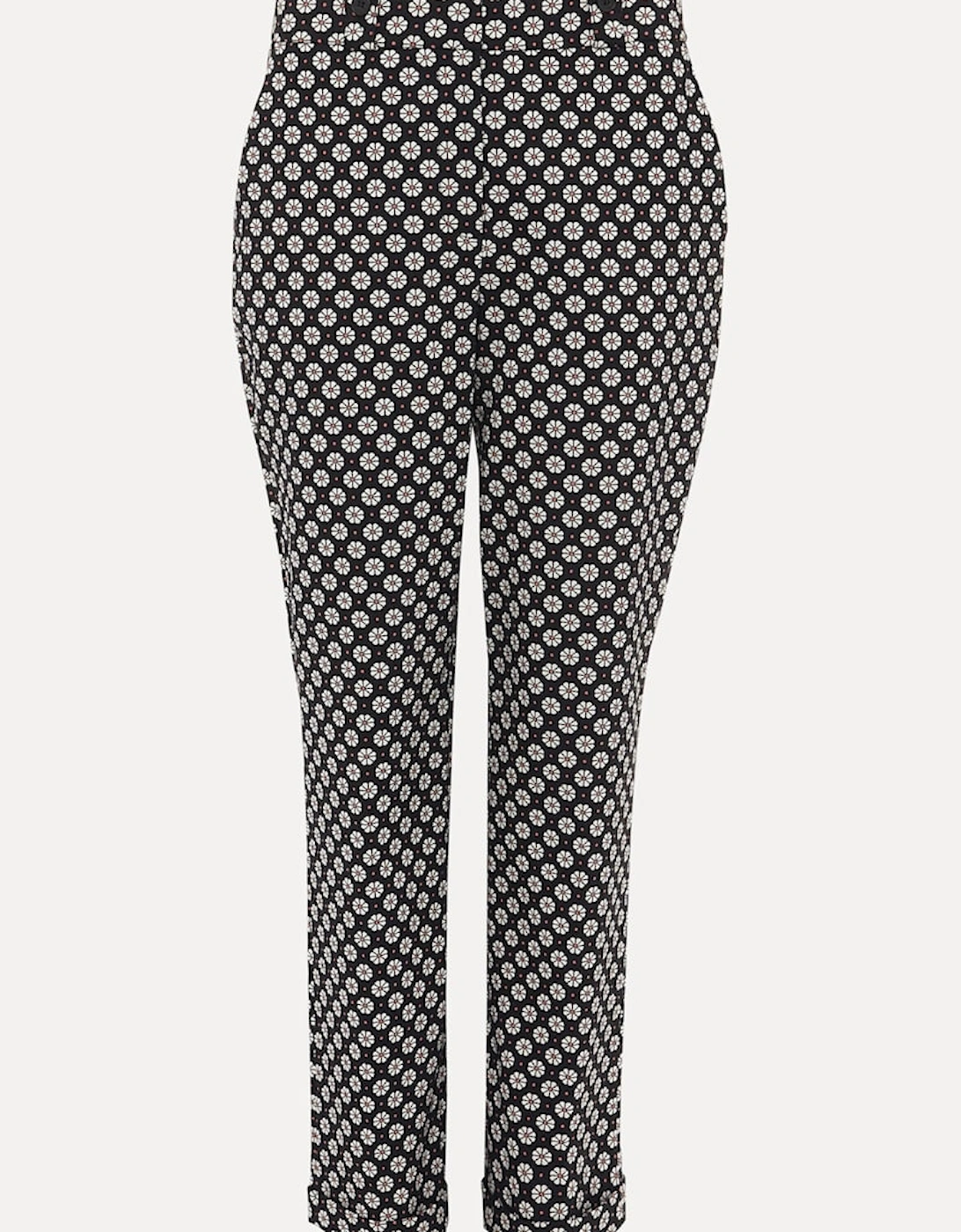 Ryleigh Geometric Print Tapered Trouser