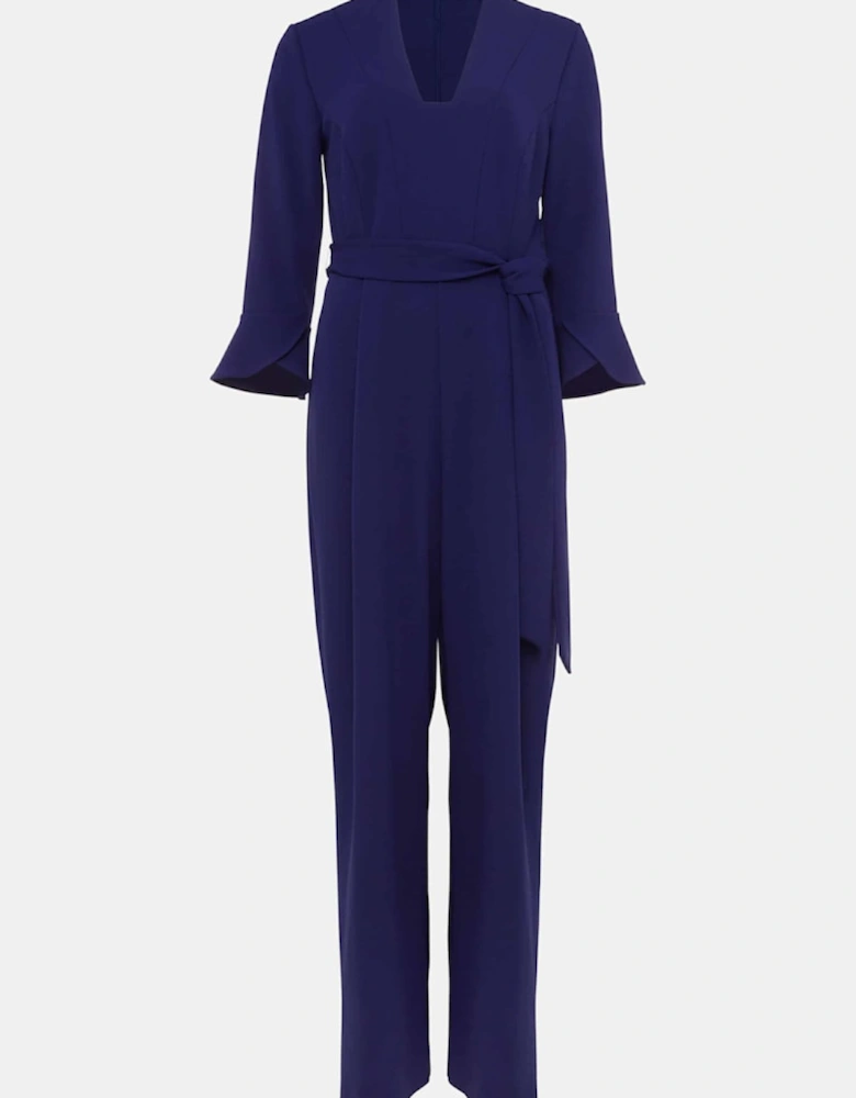 Eydie Fluted Sleeve Jumpsuit