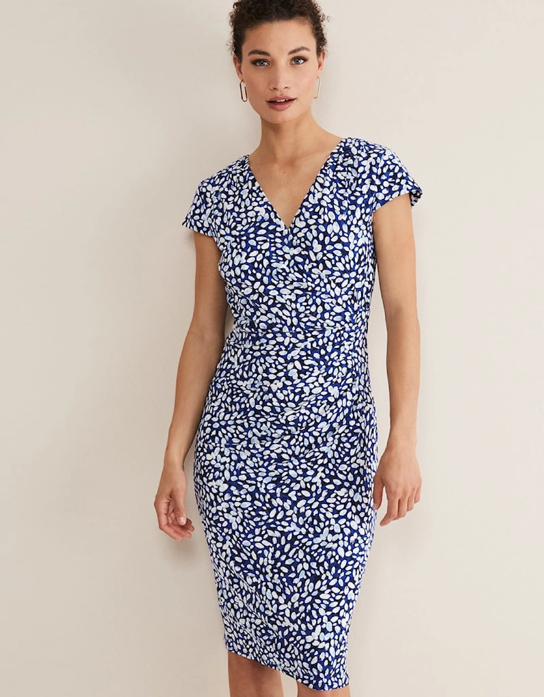 Brooke Printed Wrap Dress, 9 of 8