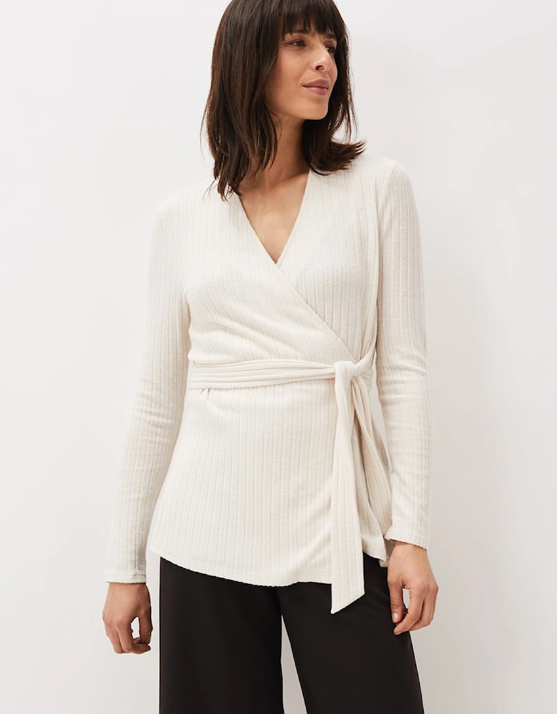 Deona Ribbed Wrap Top, 7 of 6