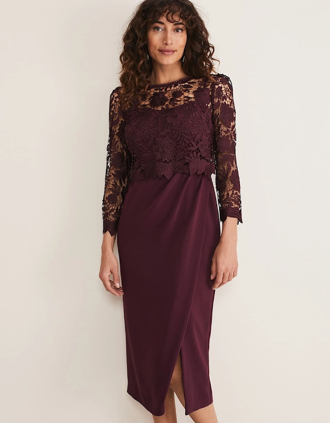 Adeline Double Layer Lace Dress, 7 of 6