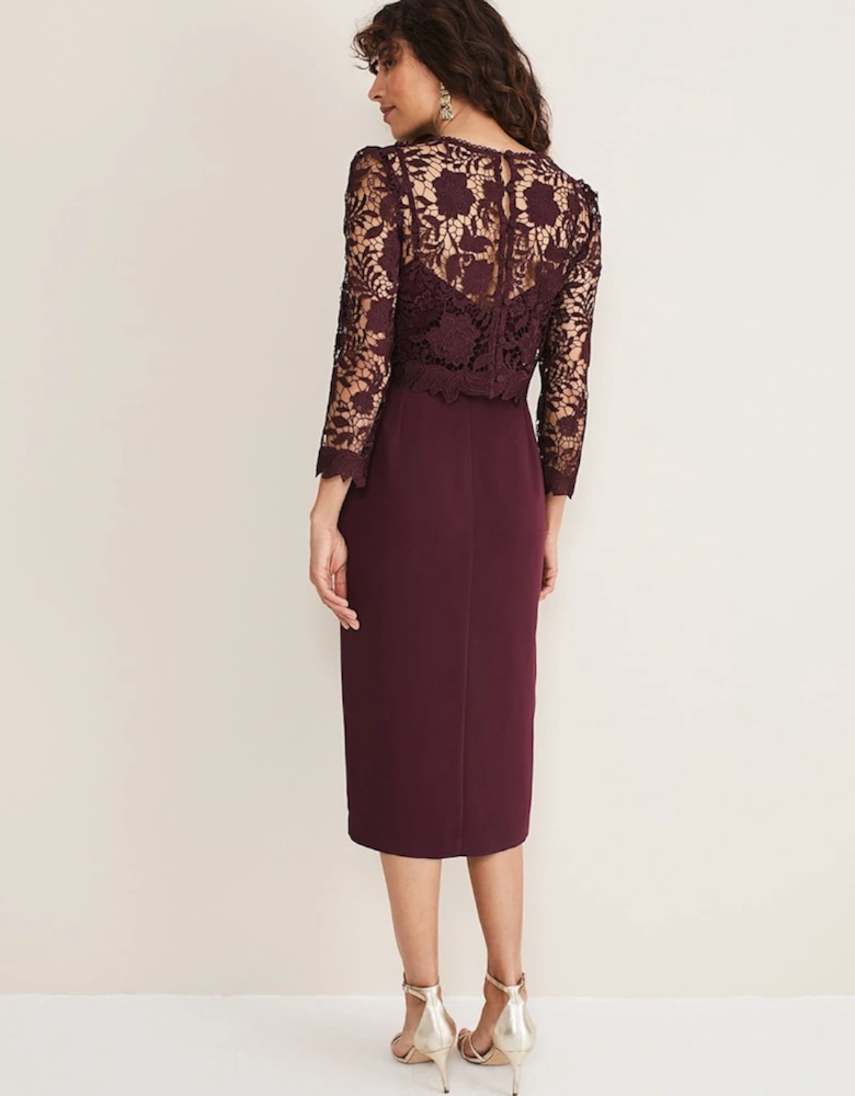 Adeline Double Layer Lace Dress