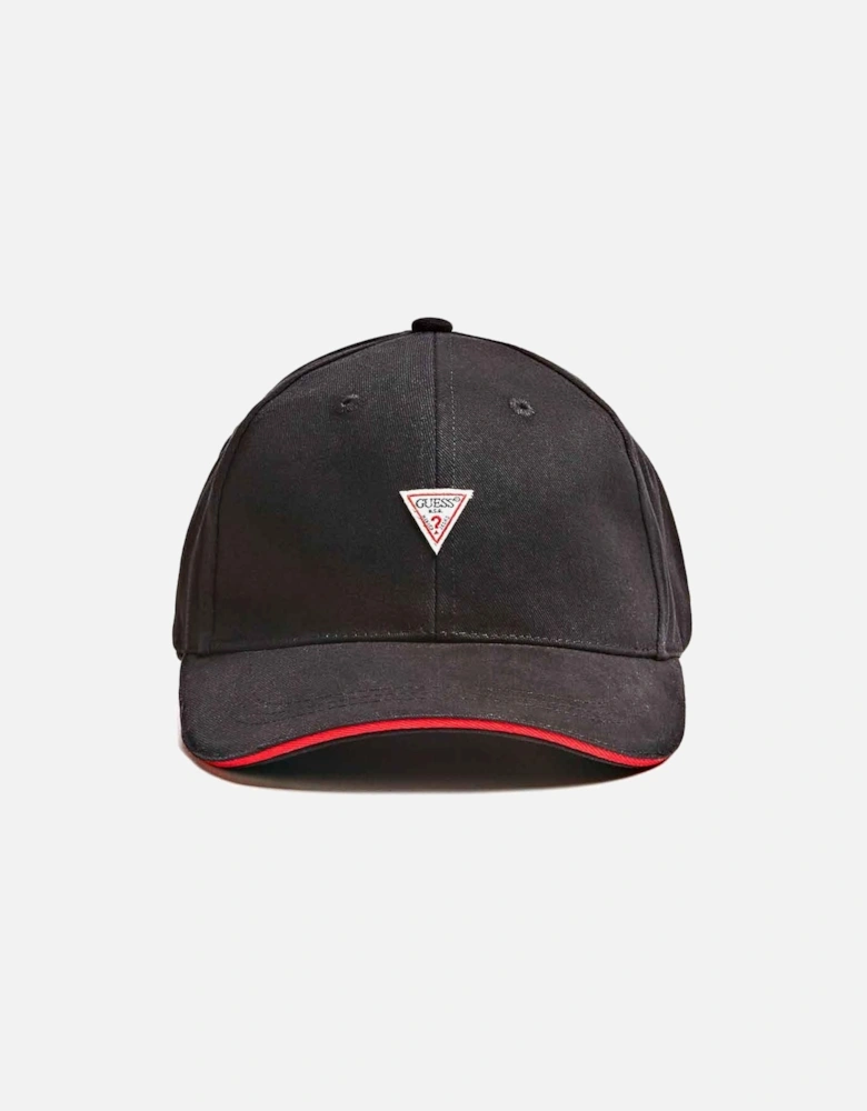 Men's Triangle Logo Cap - Black