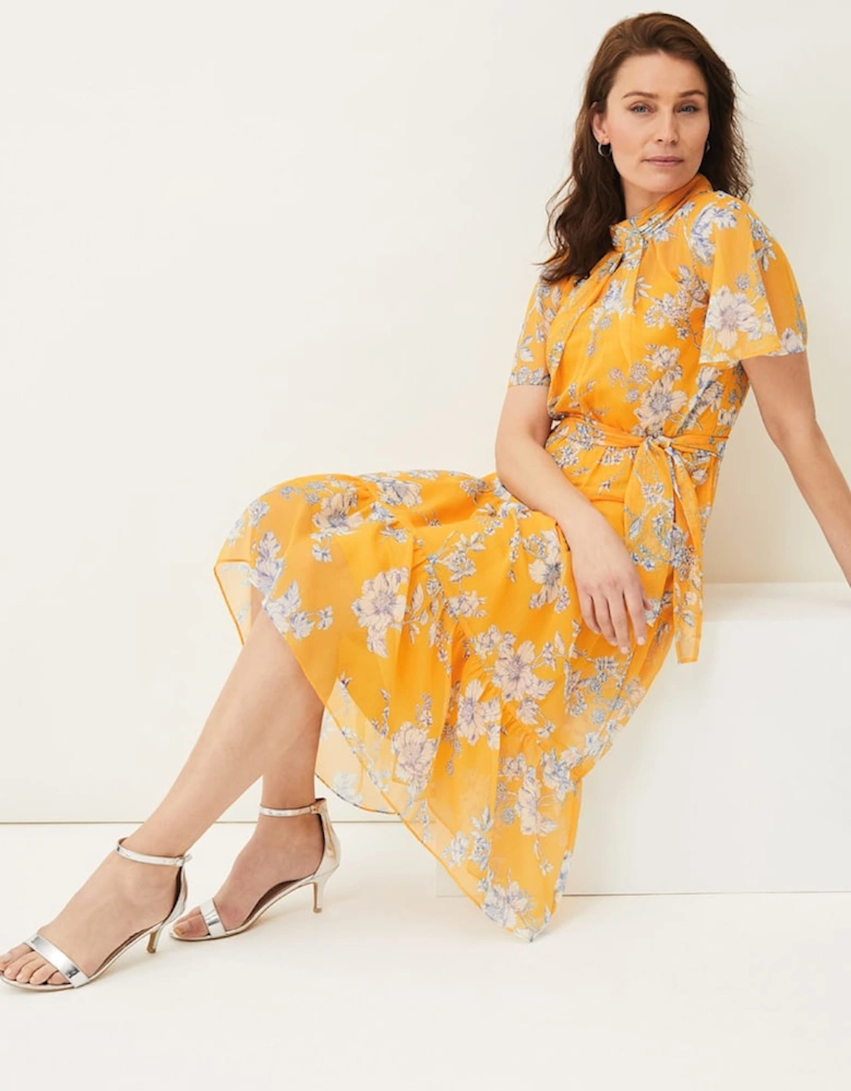 Emmalyn Tiered Georgette Dress