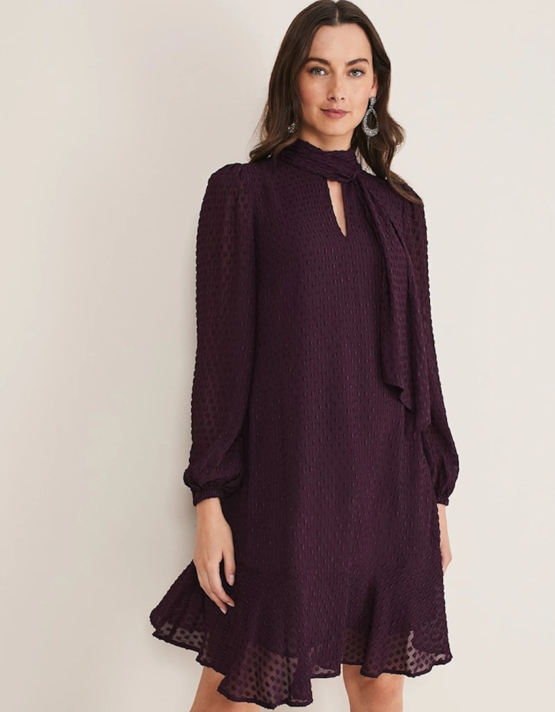 Everly Textured Swing Dress