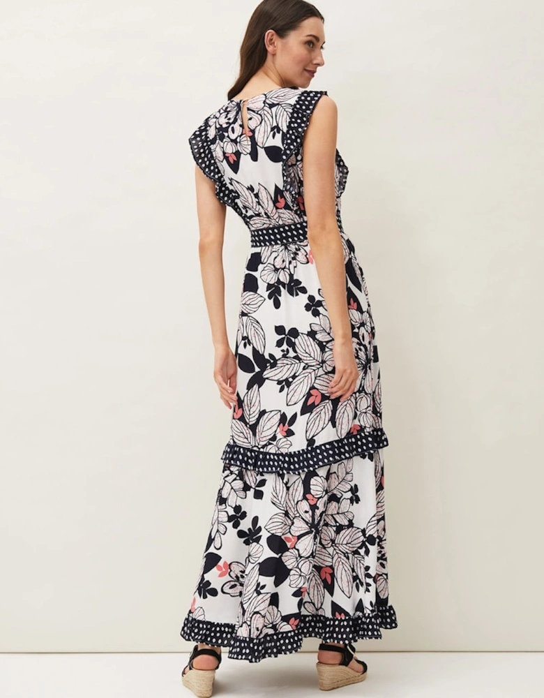 Suki Floral Tiered Maxi Dress