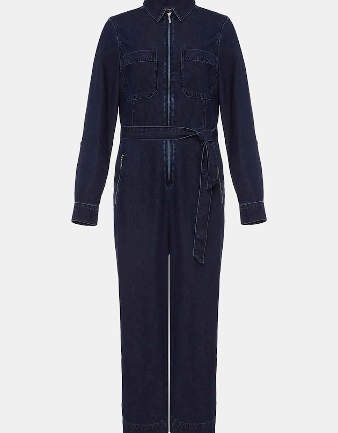 Cecile Denim Wide Leg Jumpsuit