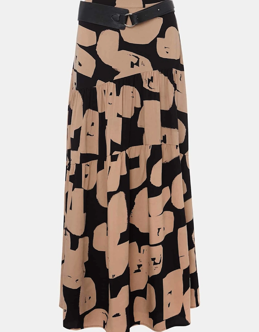 Luana Geo Print Midi Skirt