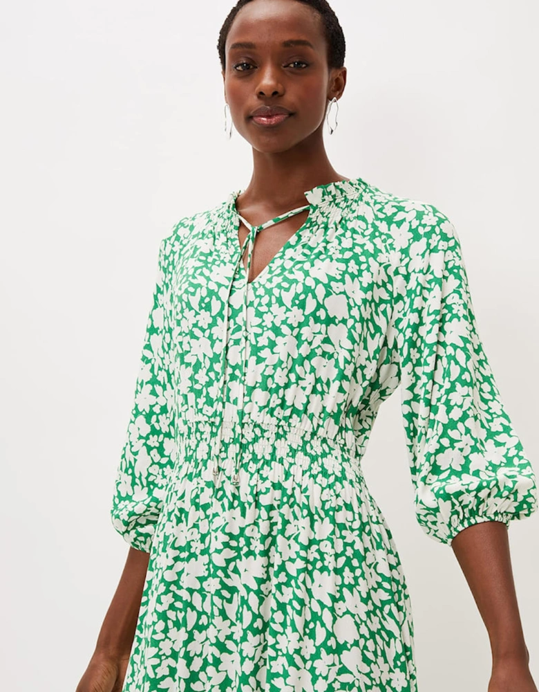 Phillipa Tile Print Midaxi Dress