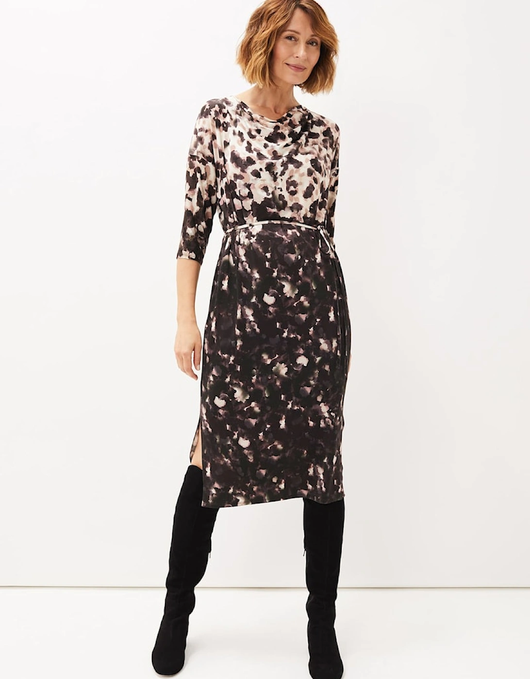 Corrie Abstract Spot Print Dress, 9 of 8