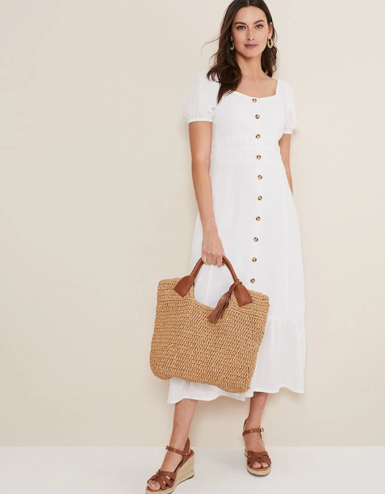 Maribella Linen Midi Dress