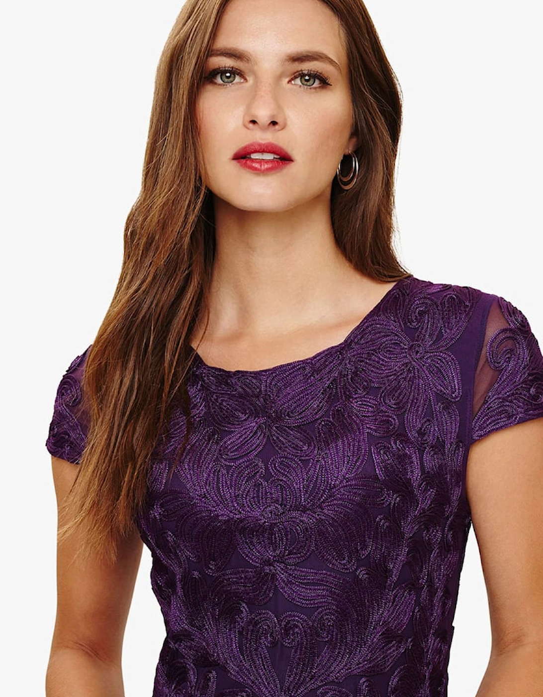 Cordelia Tapework Lace Dress