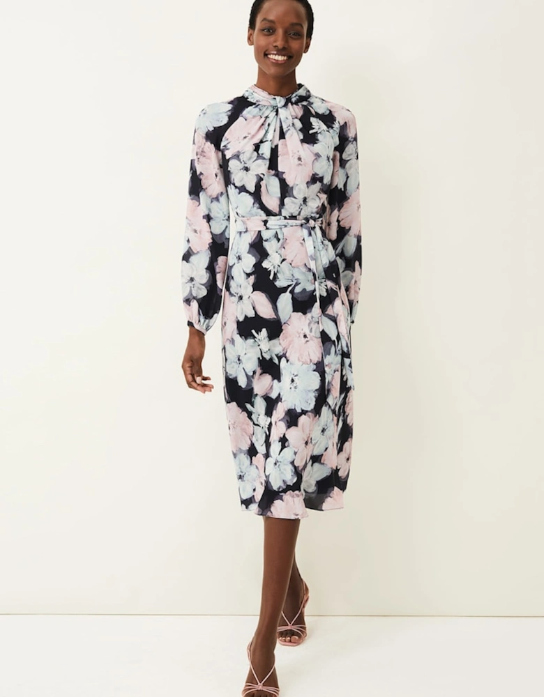 Ella Floral Print Dress