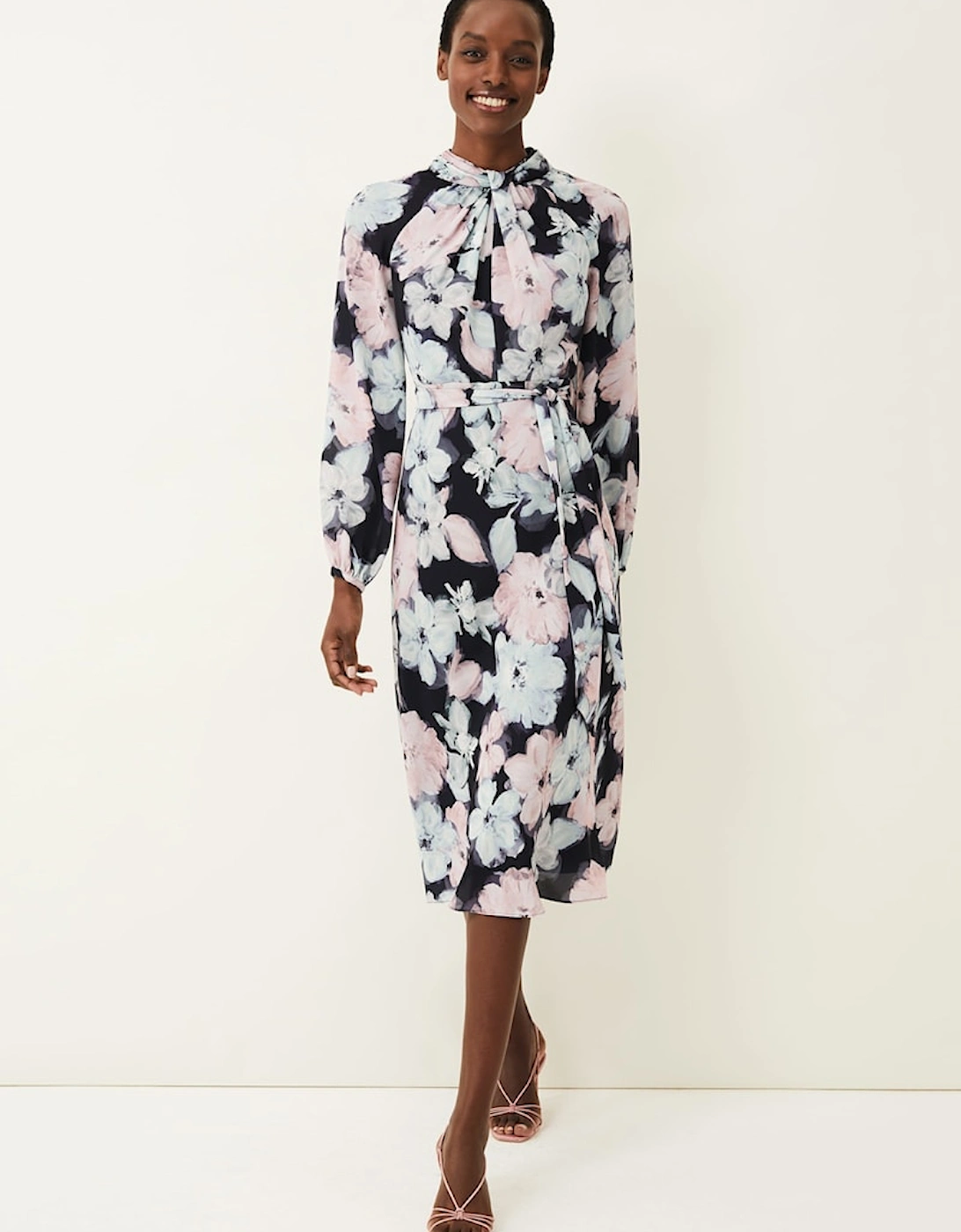 Ella Floral Print Dress, 7 of 6