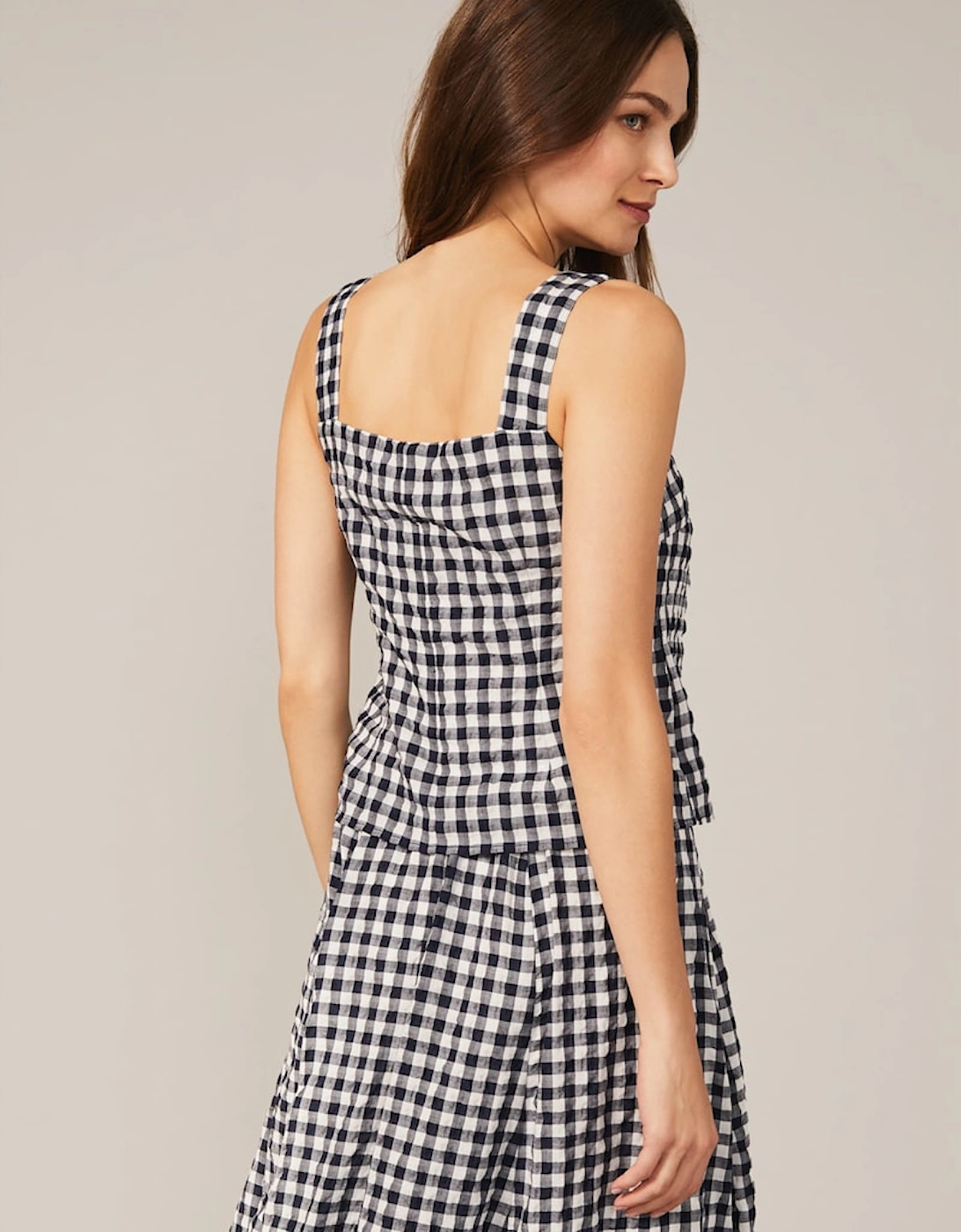 Gingham Cami Top