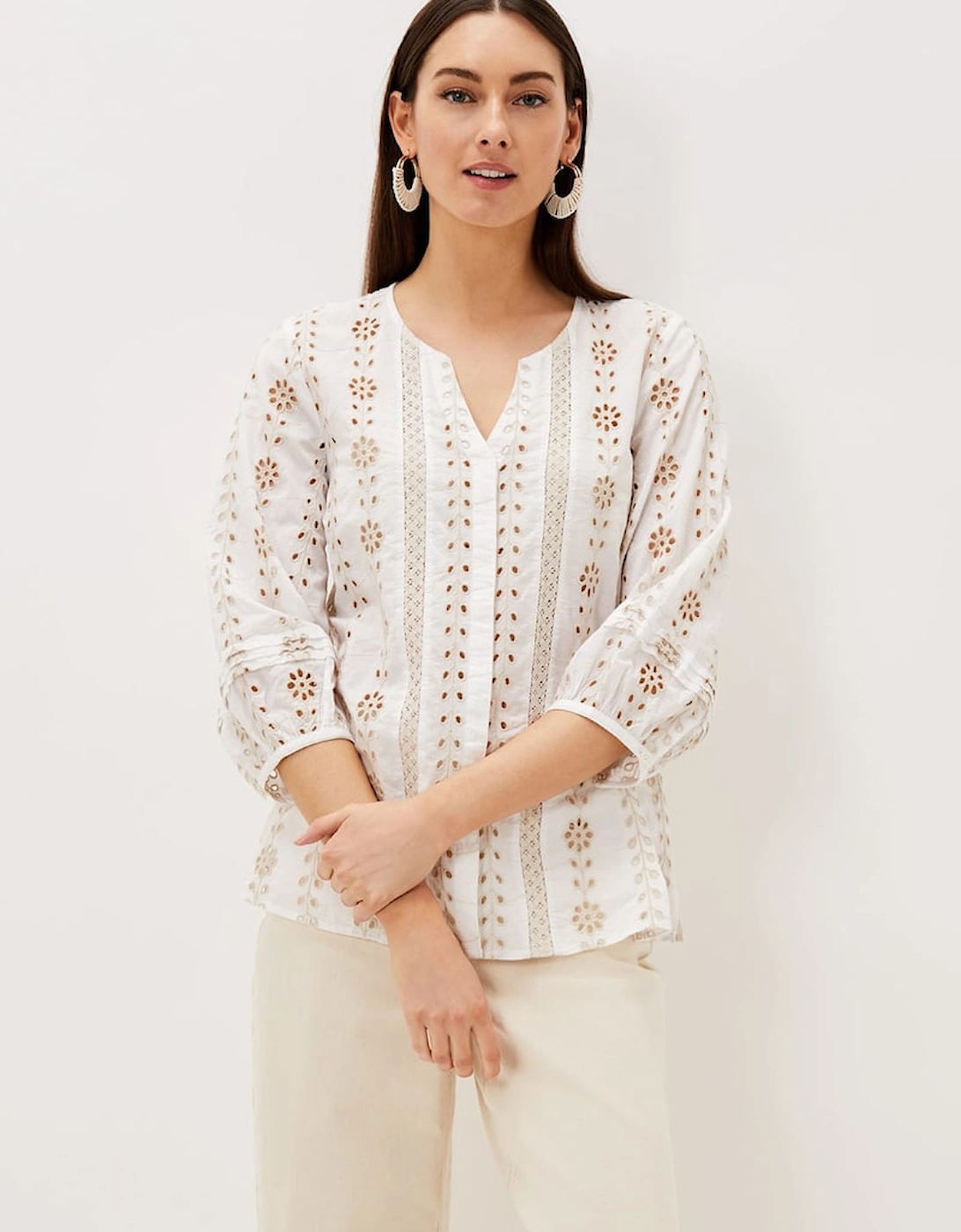 Caela Broderie Blouse, 7 of 6