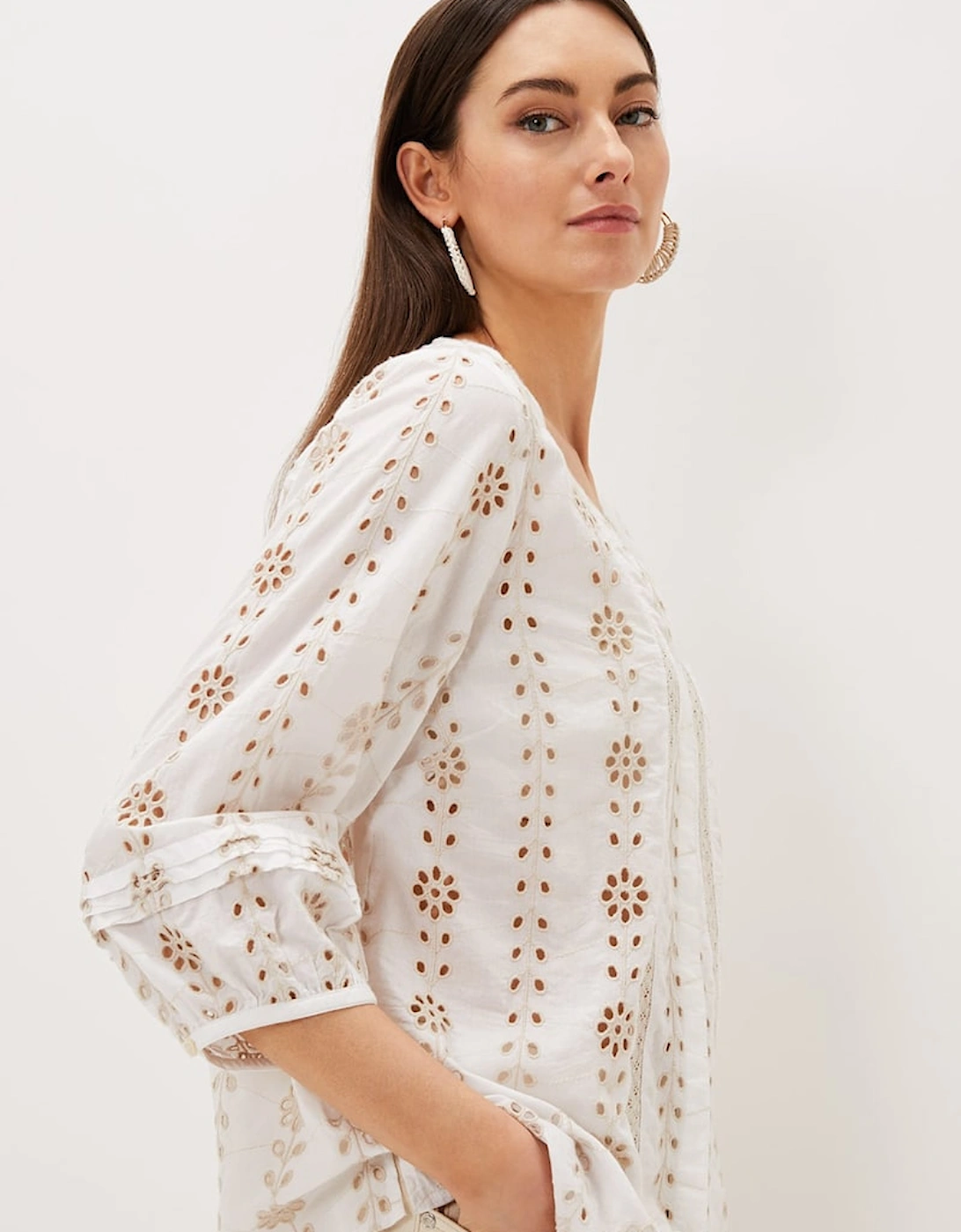 Caela Broderie Blouse