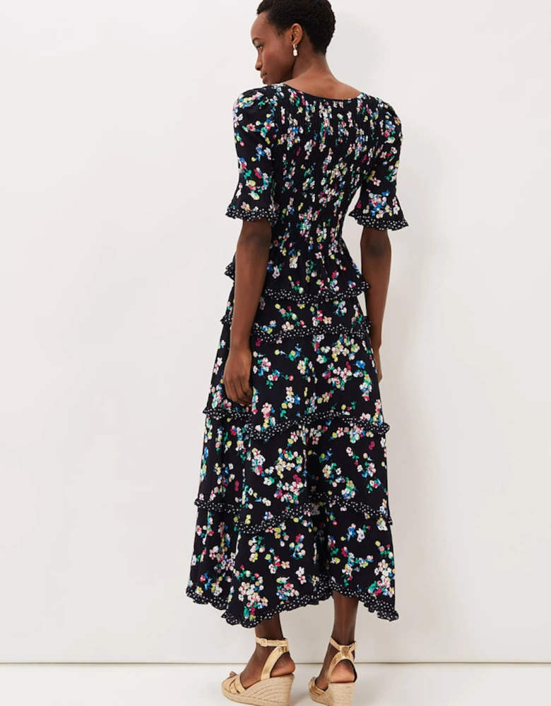 Hudson Floral Tiered Co-Ord Skirt