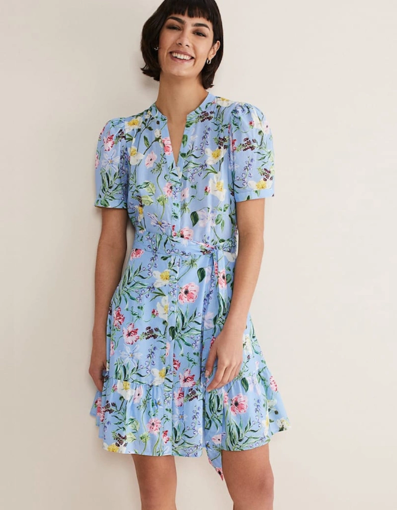 Velma Cotton Floral Mini Dress