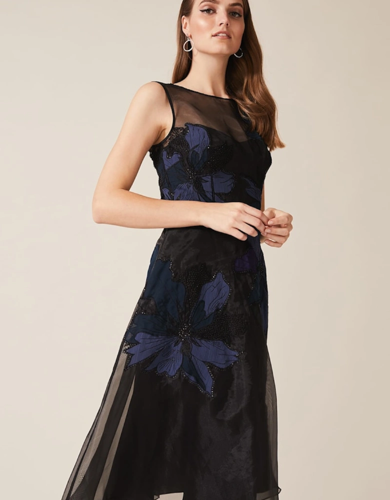 Simone Applique Flower Dress