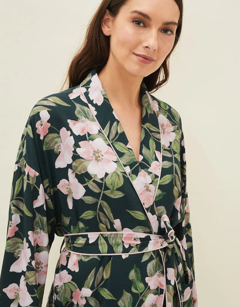 Pina Floral Print Robe