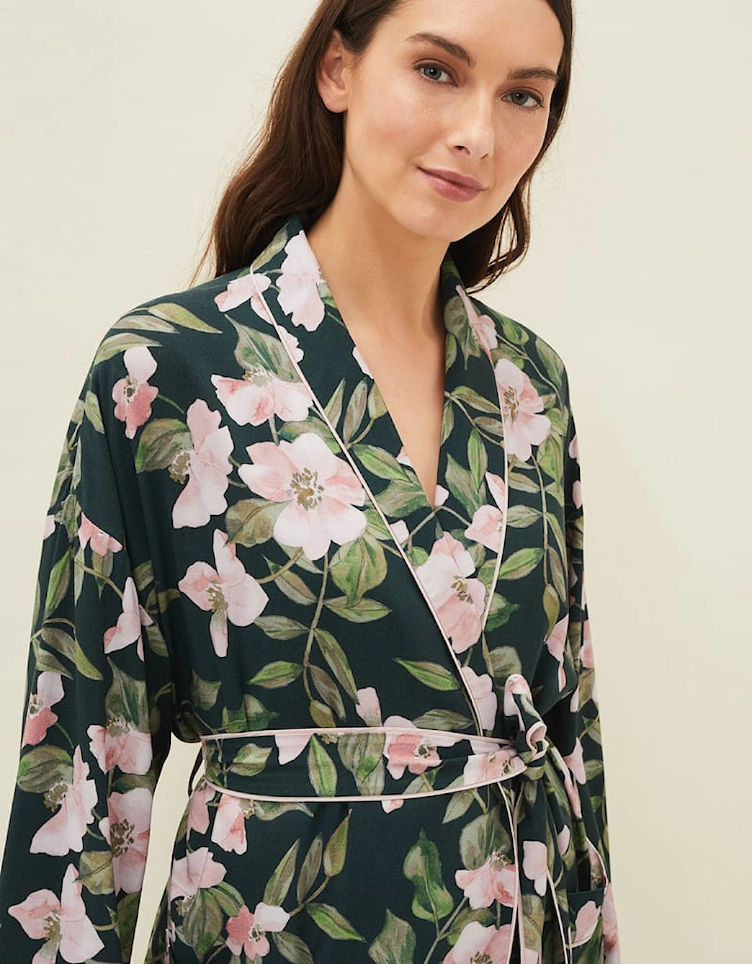 Pina Floral Print Robe