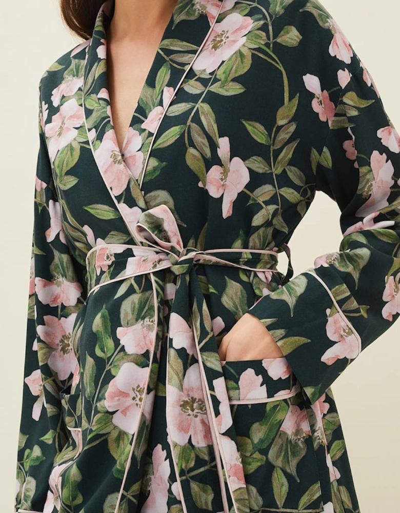 Pina Floral Print Robe