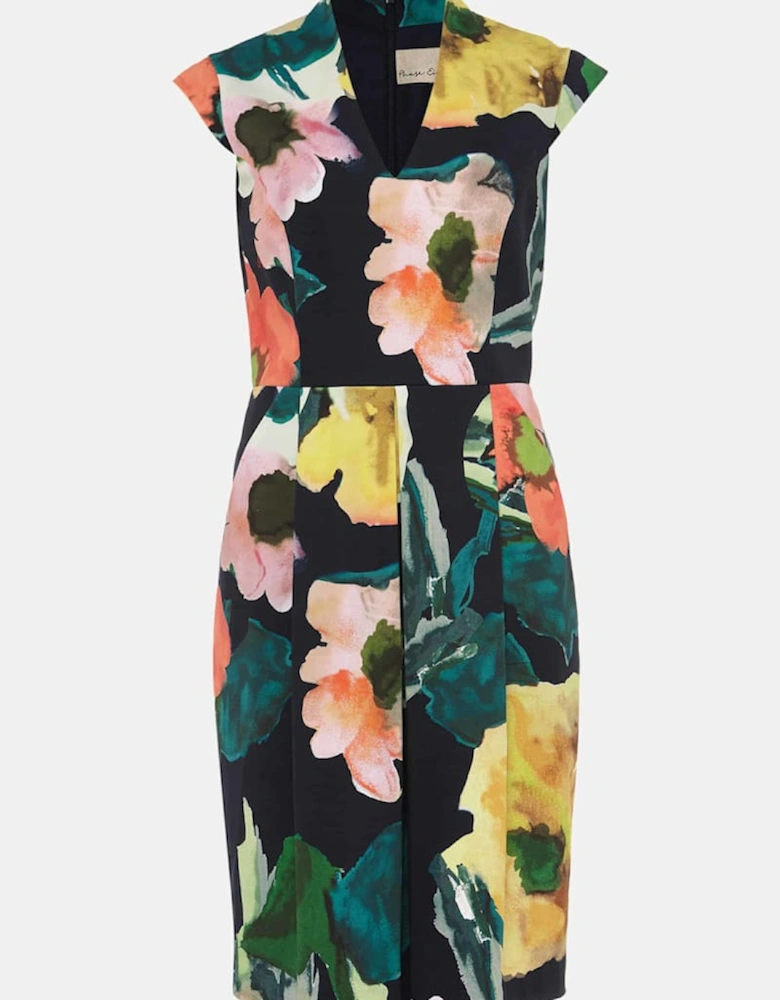 Mila Floral Fitted Dress
