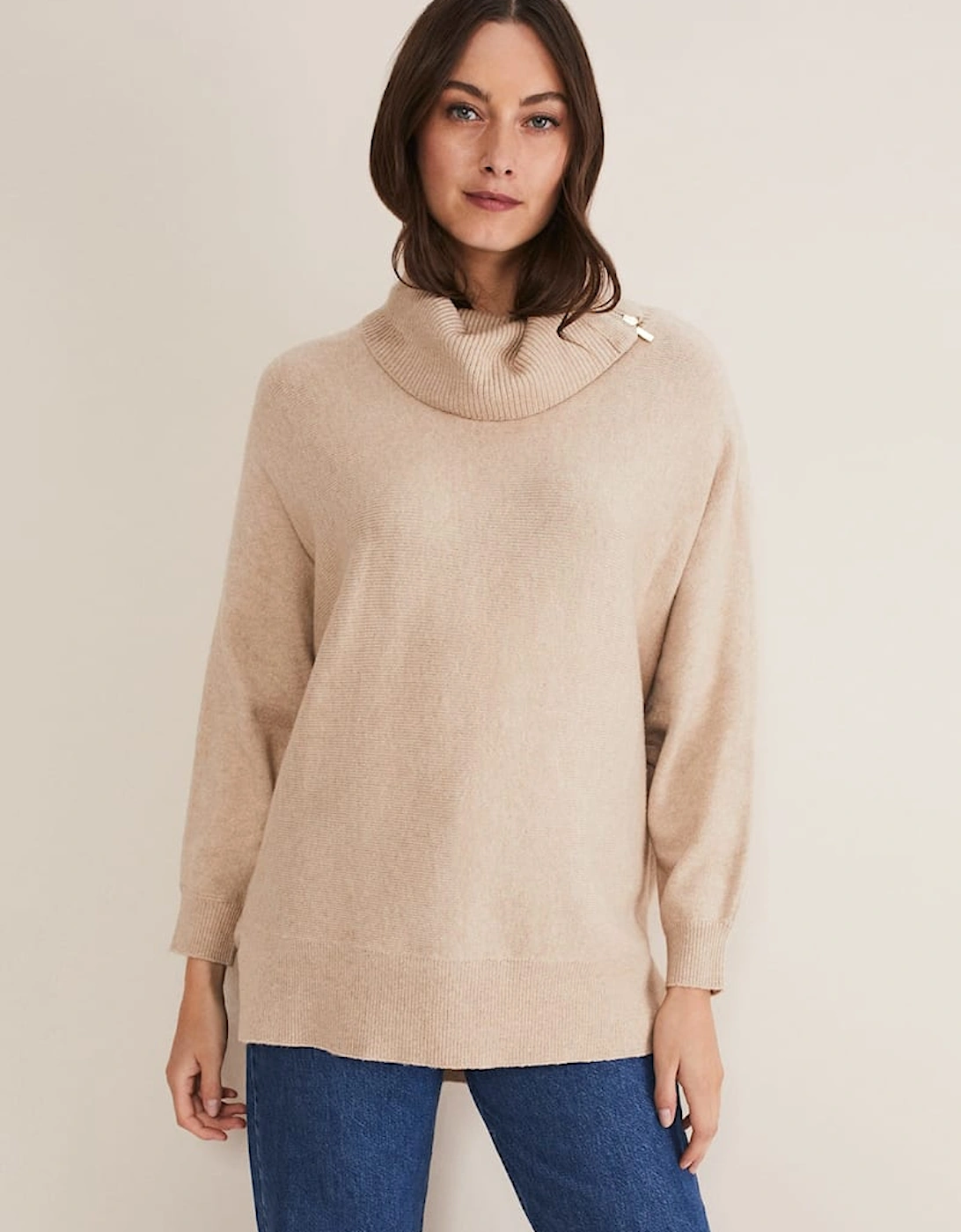 Nola Zip Neck Chunky Relaxed Knit, 7 of 6
